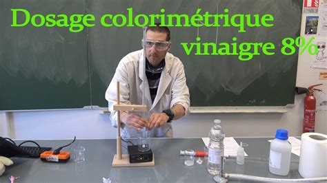 TP dosage colorimétrique du vinaigre 8 YouTube