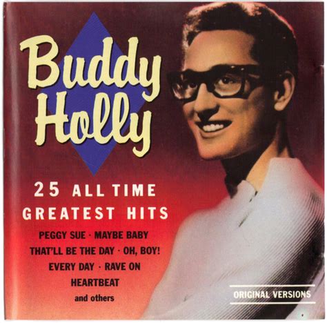 Buddy Holly Buddy Holly 25 All Time Greatest Hits Cd Discogs