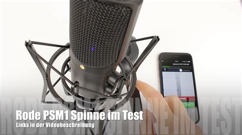 Review Rode Psm1 Sm6 Mikrofonhalterung Spinne Im Test An Nt Usb Youtube