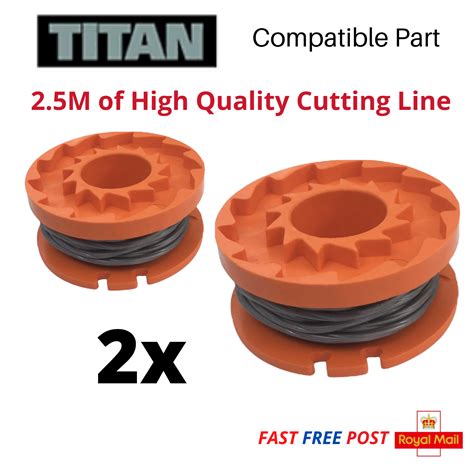 Titan Tti821ggt Spool And Line For Titan 18v Battery Trimmer Strimmer