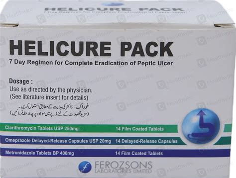 Helicure 250mg 14 Tablets Price In Pakistan Uses Dosage Side Effects