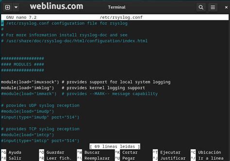 Como Configurar Un Servidor De Registros Con Syslog Weblinus