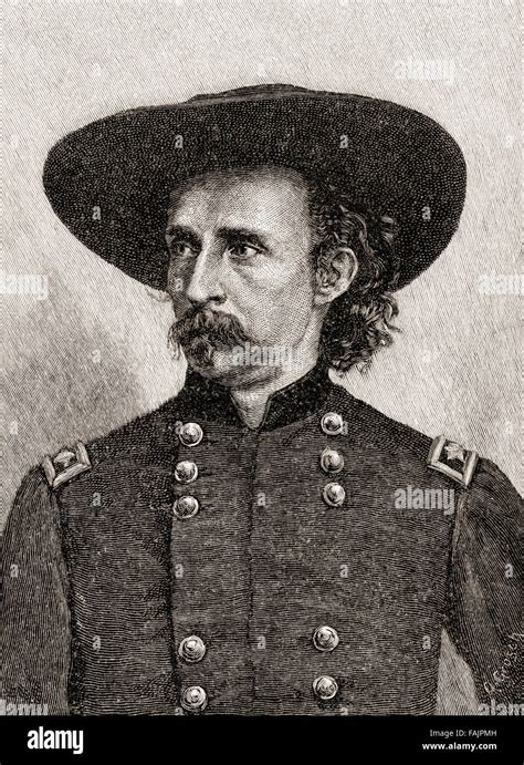 George Armstrong Custer 1839 1876 United States Army Officer And Cavalry Commander In The