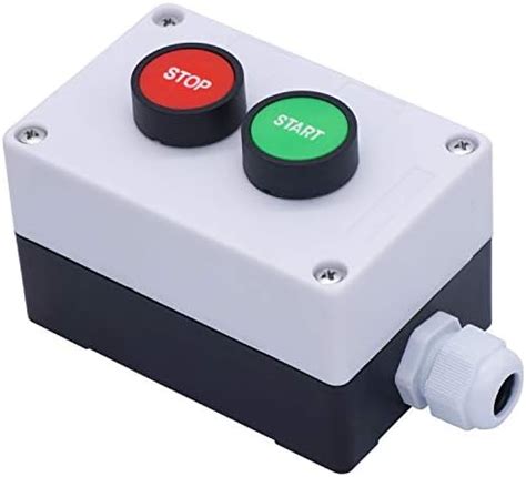 Uxcell On Off Start Stop Momentary Push Button Pushbutton Switch Ac