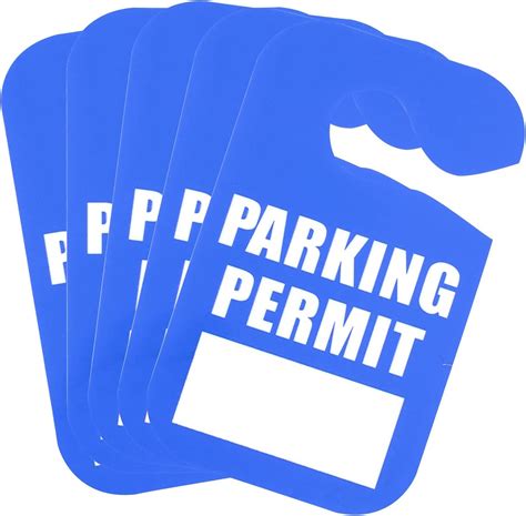 Amazon Juvale Pack Green Parking Permit Hang Tags Temporary