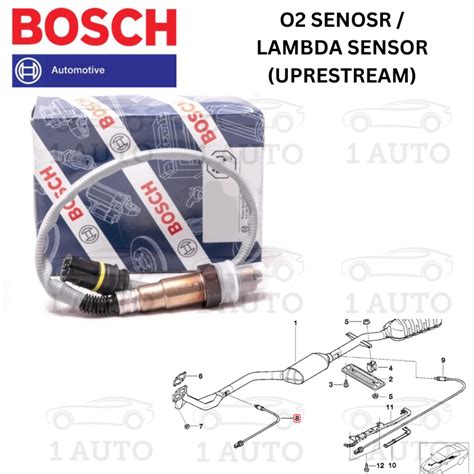 Bosch O2 Sensor Bmw E46 M43 19 Engine E36 Z3 M44 19 Upstream Shopee Malaysia