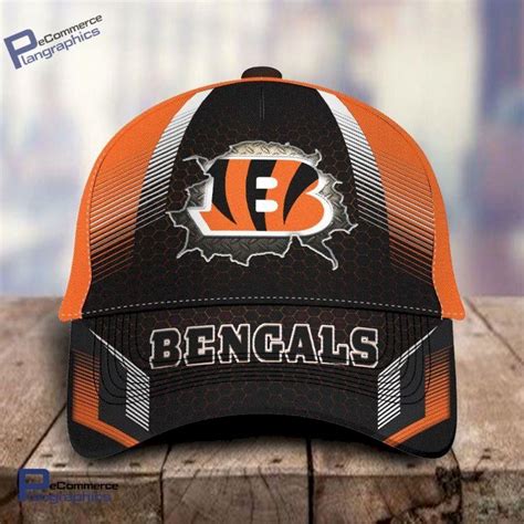 Nfl Cincinnati Bengals 3d Print Caps Sport Team Hats Caps For Meteew