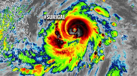 Typhoon Surigae could become Earth's first Category 5 of 2021, heads ...