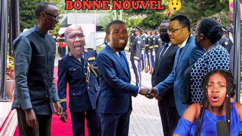 Nouvel Cho Cho Juin Rankont Pm Garry Conille Ak Guy Philippe