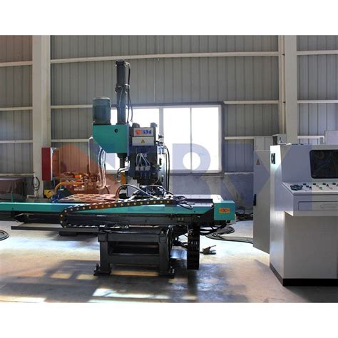 Hydraulic Steel Plate Hole CNC Punching Marking Machine For Steel