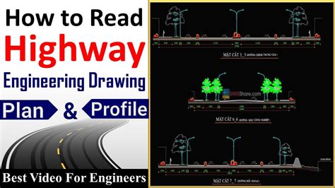 How To Read Highway Engineering Drawing Plan And Profile Drawing