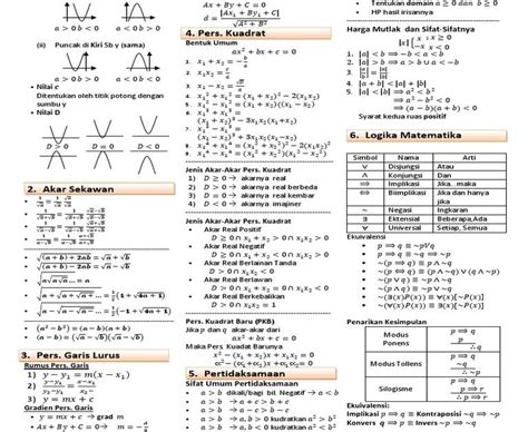 Kumpulan Rumus Matematika Sma Lengkap Pdf Contoh Soal Dan Jawaban Artofit