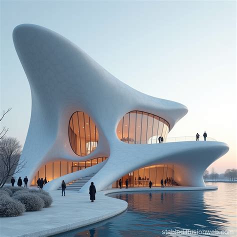 Zaha Hadid Architecture Stable Diffusion Online