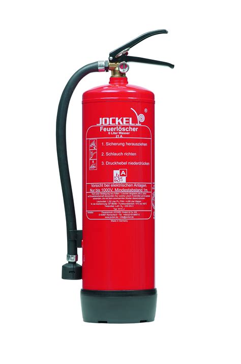 feuerloescher laden de Wasserlöscher 6 Liter Jockel W6LJM mit