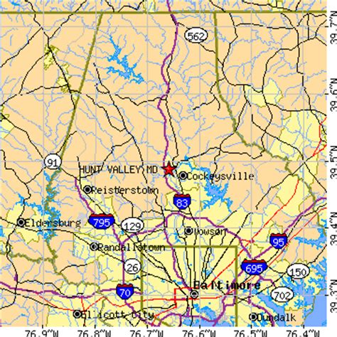 Hunt Valley, Maryland (MD) ~ population data, races, housing & economy