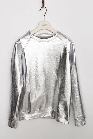 avant garde design: a silver shirt.