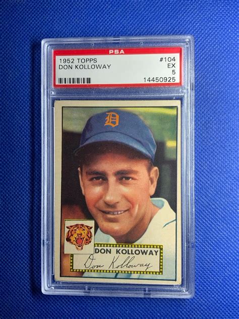 Topps Don Kolloway Psa Baltimore Orioles Ebay