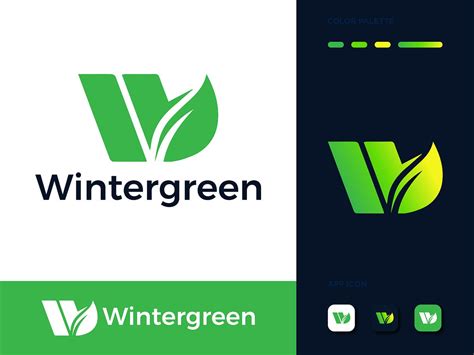 Wintergreen Logo Design By Kp Graphic Lab This Logo Is Available