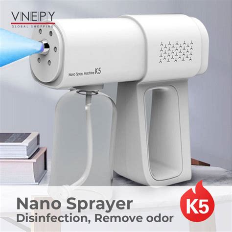 ORIGINALHEX C DIN Hand Sanitizer K5 Nano Spray Gun Blue Light