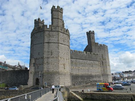 Caernarfon Castle Gwynedd Wales View Of Caernarfon Castl Flickr