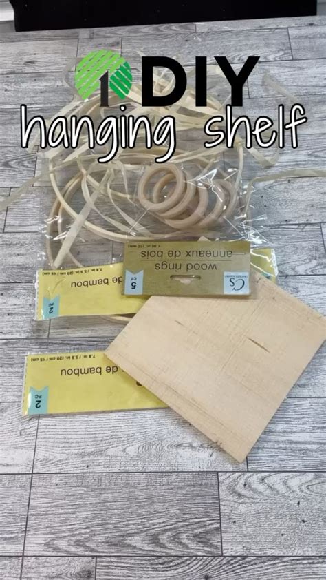 Easy Dollar Tree Diy Hanging Shelf Ideapin Diy Dollar Store Crafts