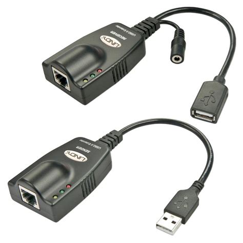 Extender USB 2.0 prin UTP cat.5 pana la 100m, Lindy L42694