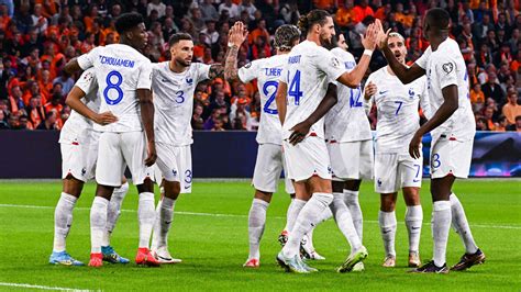 Pays Bas France Avec Leur Victoire Les Bleus Sont