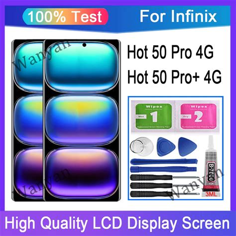 OEM For AMOLED TFT Infinix Hot 50 Pro Plus 4G X6880 Hot 50 Pro 4G