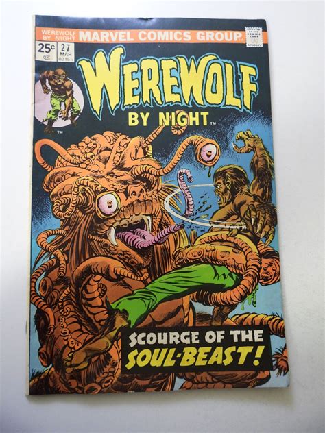 Werewolf By Night 27 1975 VG Condition MVS Intact Comic Books