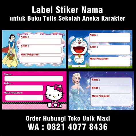 Detail Desain Stiker Nama Sekolah Koleksi Nomer 10