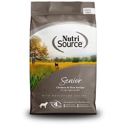 NutriSource Senior Chicken & Rice Dry Dog Food - PetCareRx