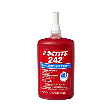 LOCTITE 242 MED STR THREADLOCKER