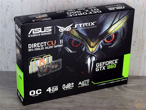 Обзор и тестирование видеокарты Asus Geforce Gtx 960 Strix Directcu Ii Oc Strix Gtx960 Dc2oc