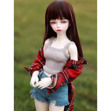 Bjd Doll Full Set Luha 1 4 Female Body Ball Jointed Dolls Etsy