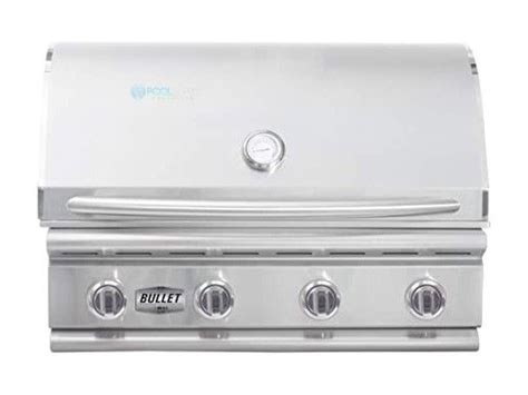 Bull Barbecue Bronco Bullet 30 4 Burner Stainless Steel Built In Natural Gas Grill 48109