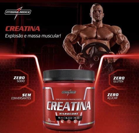 Creatina Hardcore G IntegralMedica Cratos Suplementos