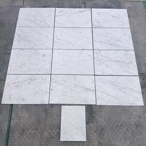 Bianco Carrara White Marble Tiles Produsen Pemasok Pabrik Harga