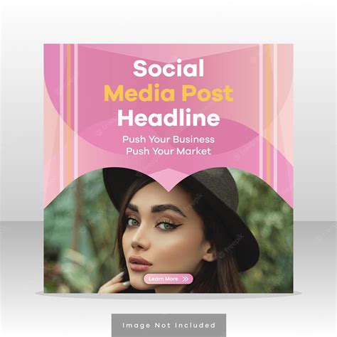 Premium Vector Social Media Instagram Post Template