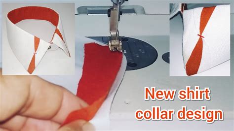 Latest Shirt Collar Stitching How To Making Shirt Collar Pattern