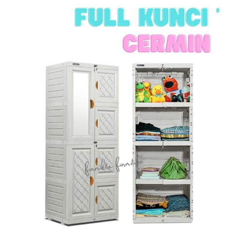 Jual LEMARI BAJU PLASTIK NAPOLLY MINI CABINET MCAB 46 ION LEMARI