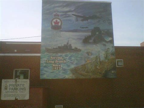 Mural On Long Branch Royal Canadian Legion Hall Leswill Flickr