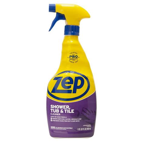 Zep Commercial Shower Tub And Tile 32 Fl Oz Shower And Bathtub Cleaner At