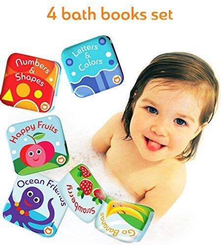 Floating Baby Bath Books Pack Of 4 By Baby Bibi Set Of Fruit Book