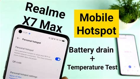 Realme X7 Max Mobile Hotspot Temperature Test And Battery Draining Test 🔥