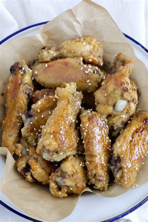 Crispy Baked Chicken Wings With Honey Glaze Yellow Bliss Road