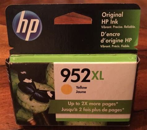 Hp 952xl Yellow Original Hp Ink Cartrige Ebay