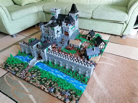 Castle Dioram My Biggest Lego Project Castle Diorama Dio Flickr