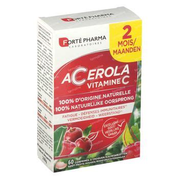 Forté Pharma Acérola Vitamine C 60 kauwtabletten hier online bestellen