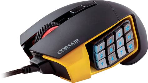 Best Buy: CORSAIR Scimitar PRO Wired Optical Gaming Mouse with RGB ...