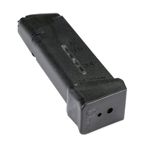 Glock 19 9mm 17rd Window Magazine With Plus 2 Capacity Baseplate 2 Floor Plate Extended